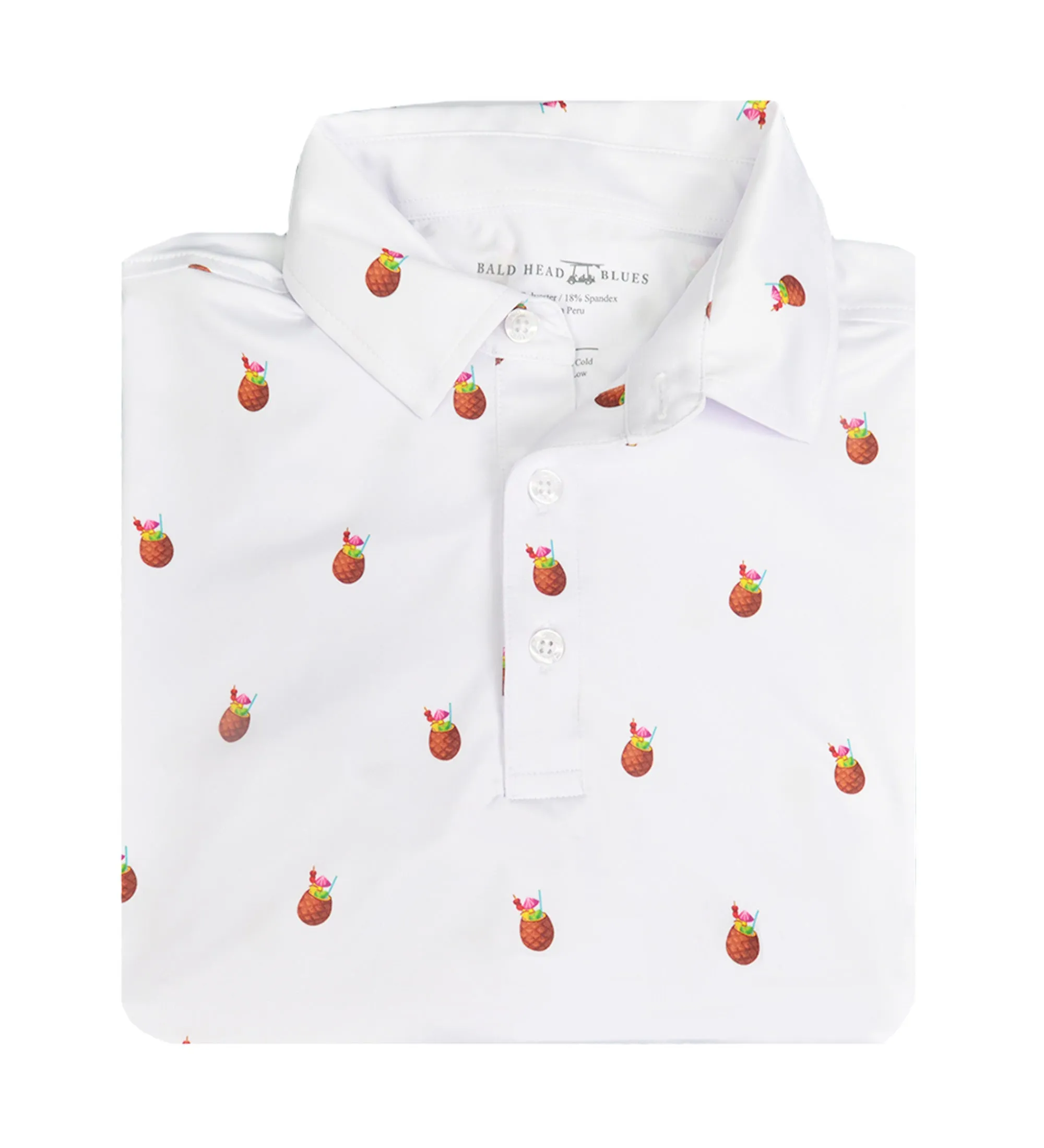 Albatross Polo - White with Mai Tais