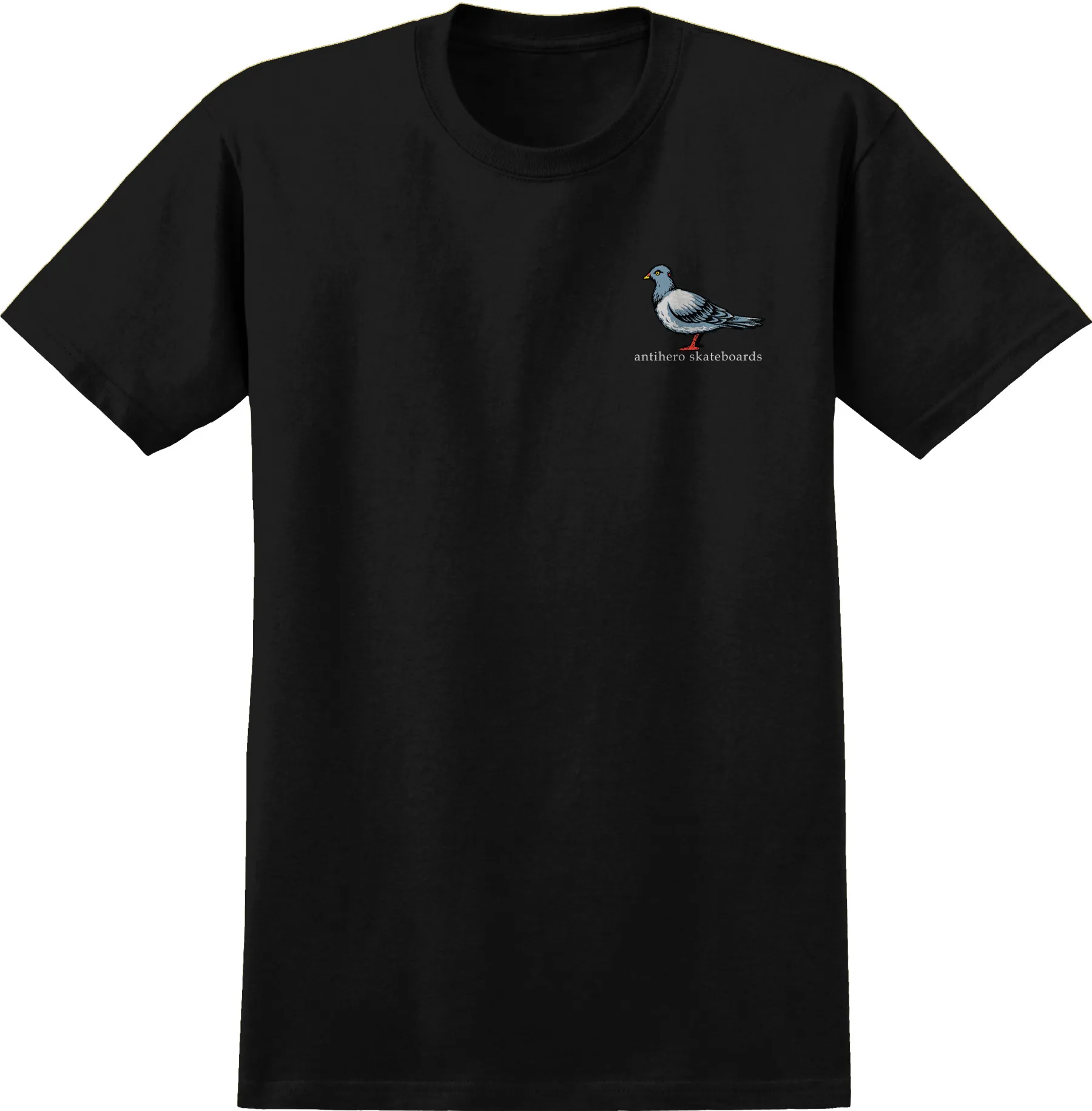 ANTIHERO T-SHIRT LIL PIGEON SS BLACK