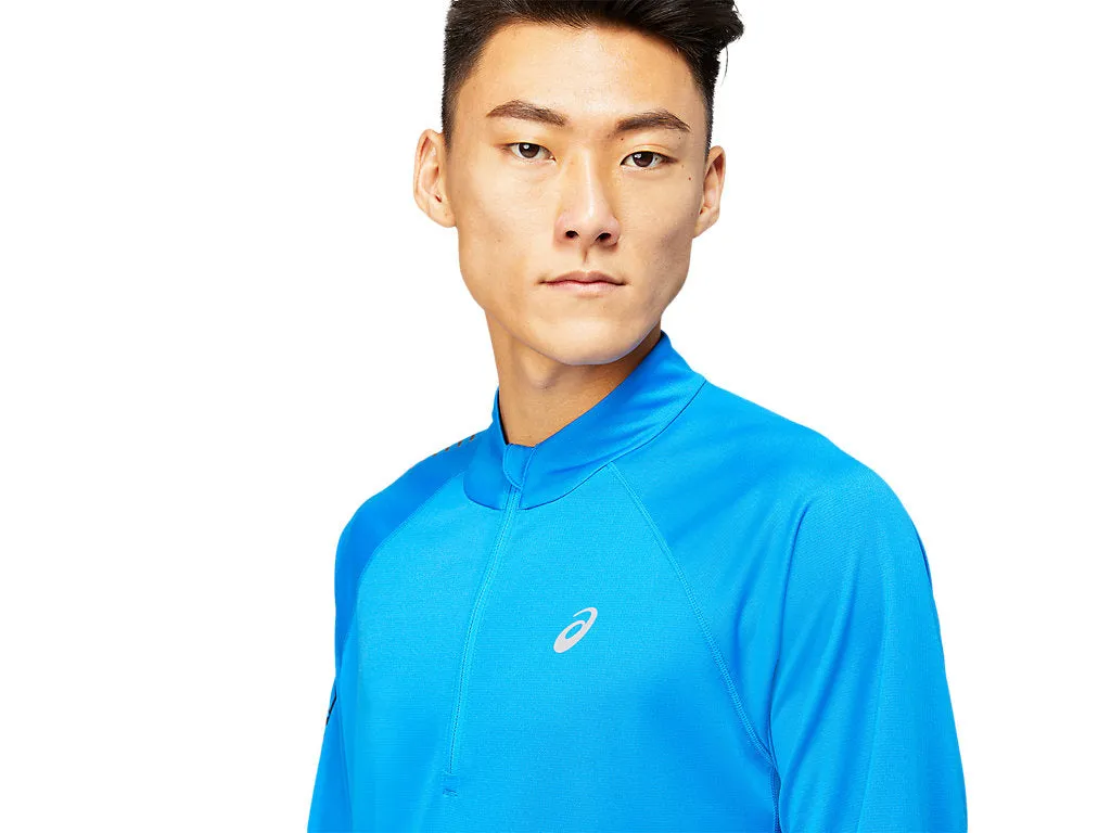 Asics Men's Technical Jersey Icon LS half Zip 2011B053 404 blue