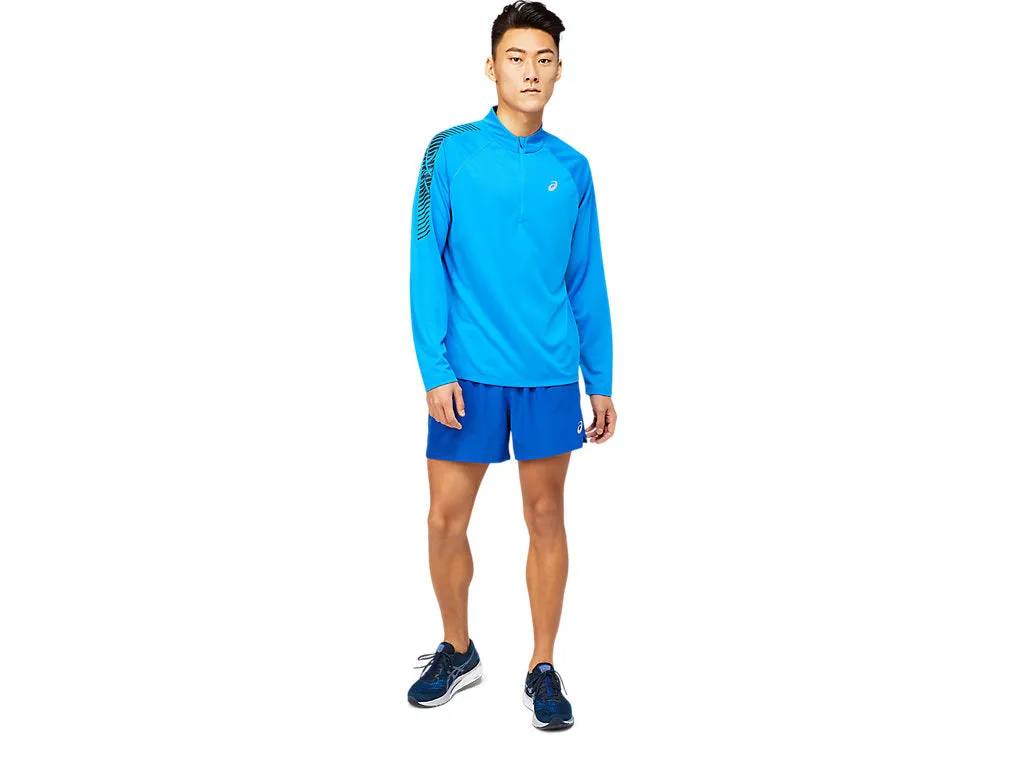 Asics Men's Technical Jersey Icon LS half Zip 2011B053 404 blue