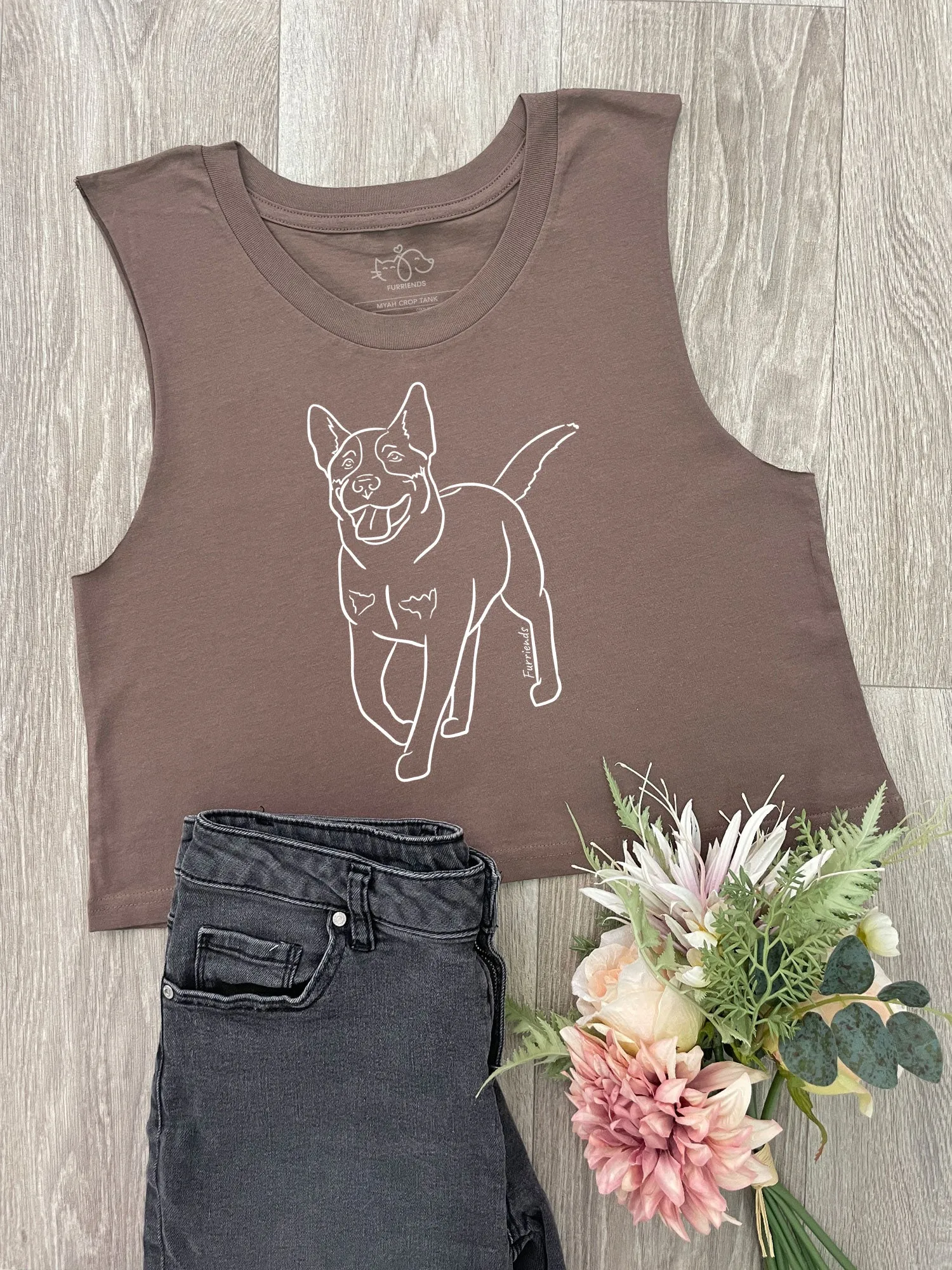 Australian Cattle Dog Myah Crop Tank