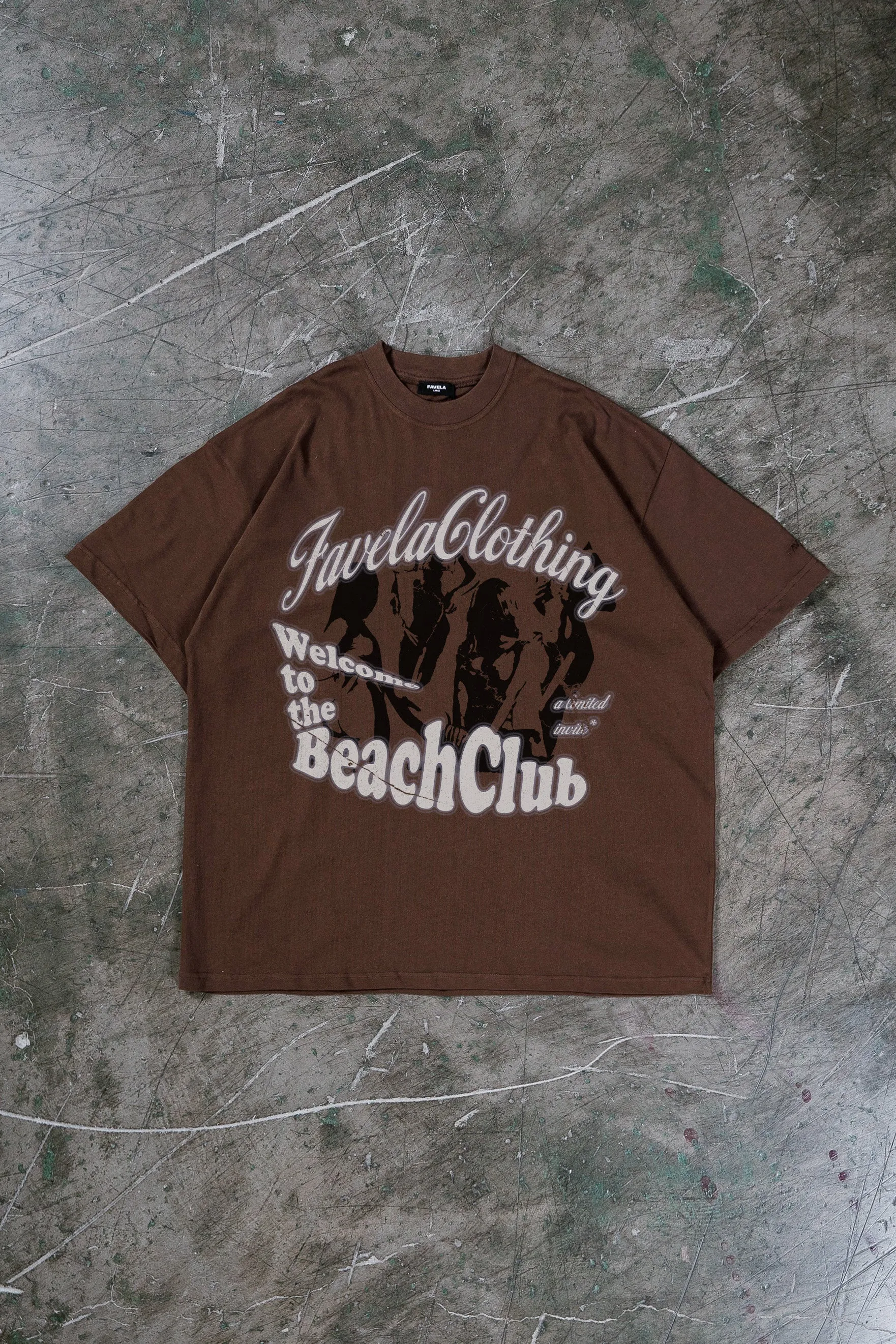 BEACHCLUB CHEST NUT BROWN T-SHIRT