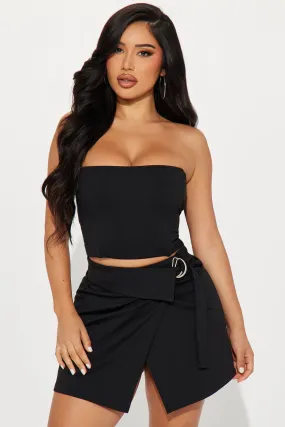 Beckie Skirt Set - Black