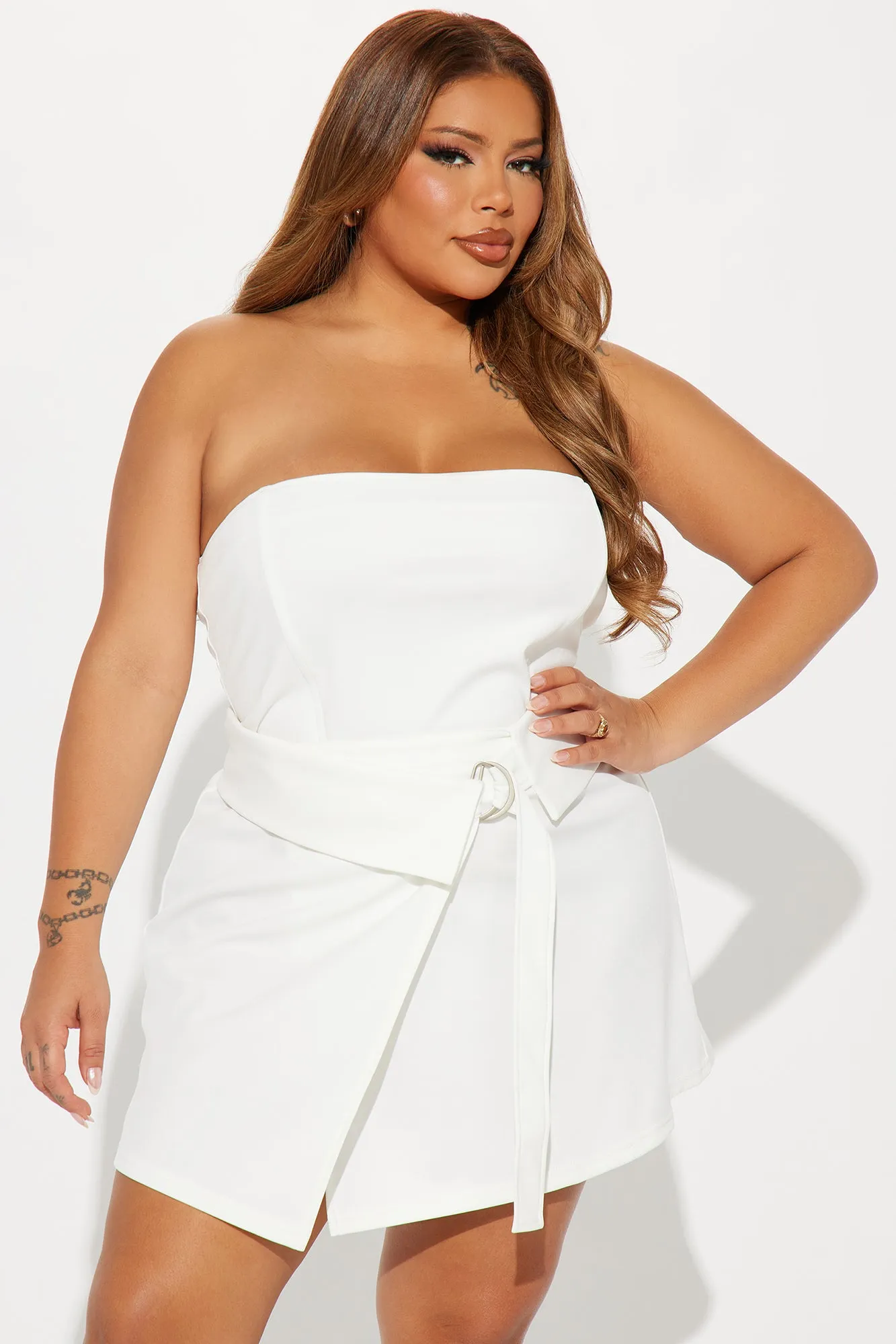 Beckie Skirt Set - White