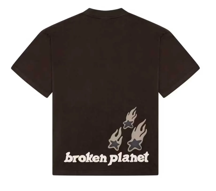 BROKEN PLANET HEARTLESS LOVE T-SHIRT MOCHA BROWN