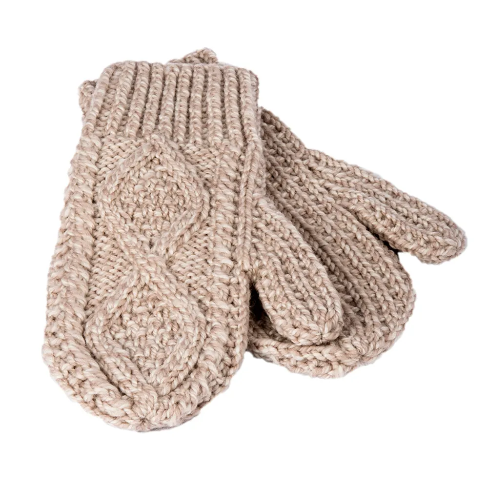 Cable Knit Mittens