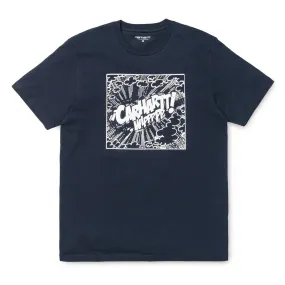 Carhartt S/S Cosmic T-Shirt - Navy / White