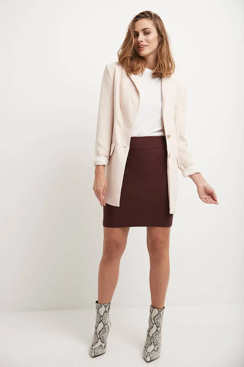 Classic 19” Above the Knee Pencil Skirt