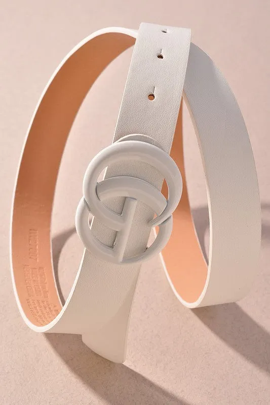 Color Coated Go Buckle Belt