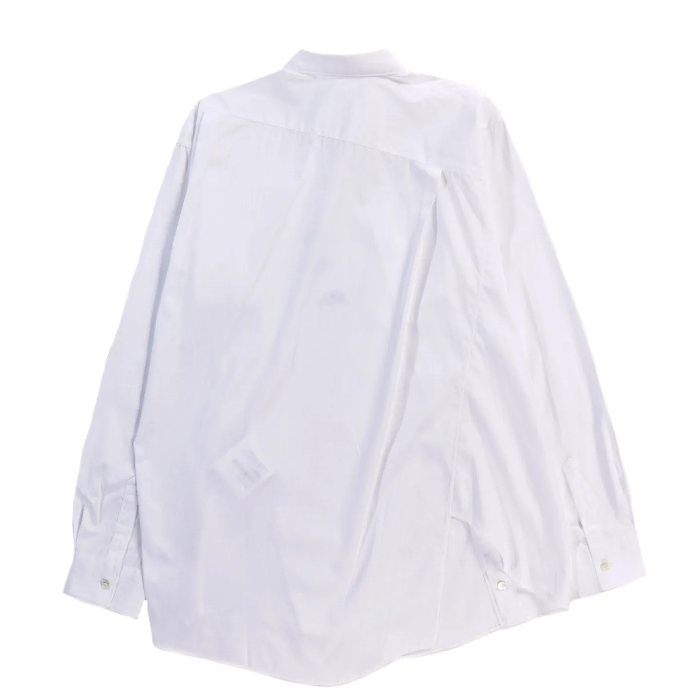 COMME DES GARCONS SHIRT B002 LACOSTE TWISTED SHIRT WHITE