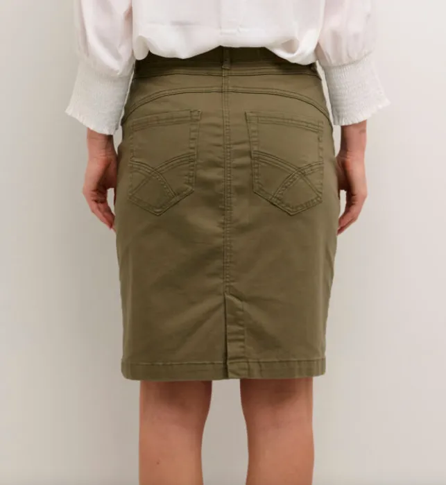 CR - Ann lichen green skirt