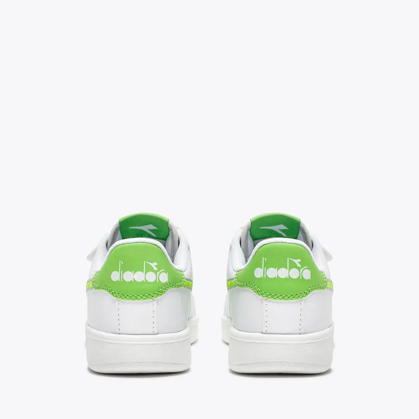 DIADORA SNEAKERS GAME P VIRTUAL PS BIANCO-VERDE FLASH