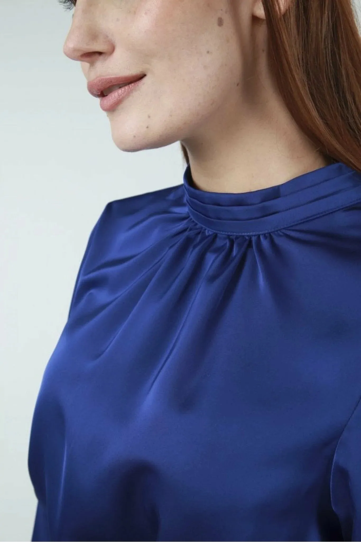 Double Second Royal Blue Belted Shift Dress