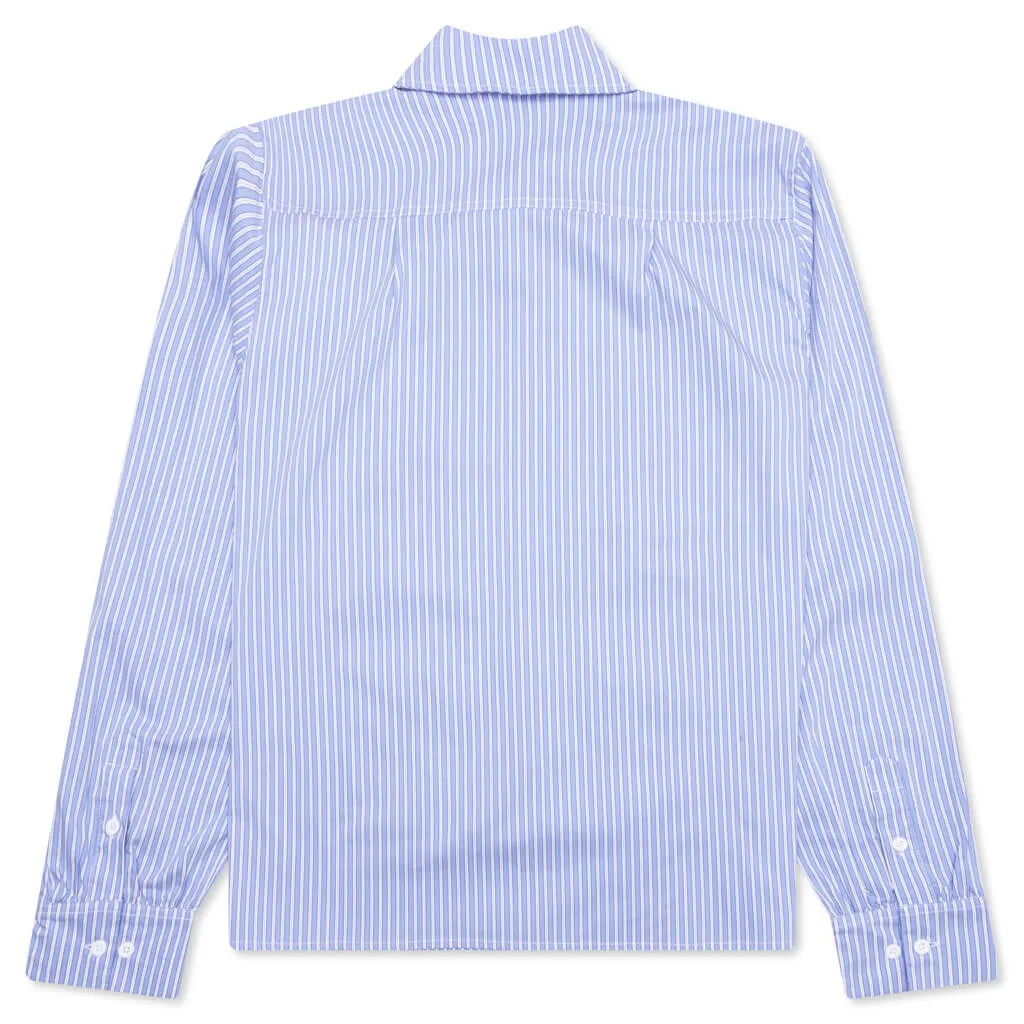 Expect Nothing L/S Shirt - Blue/White