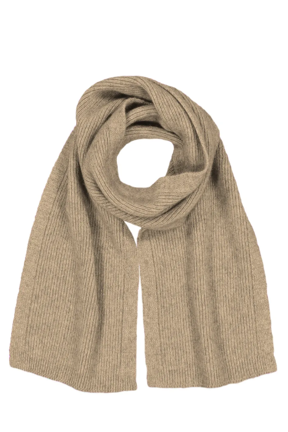 Fine Rib Scarf