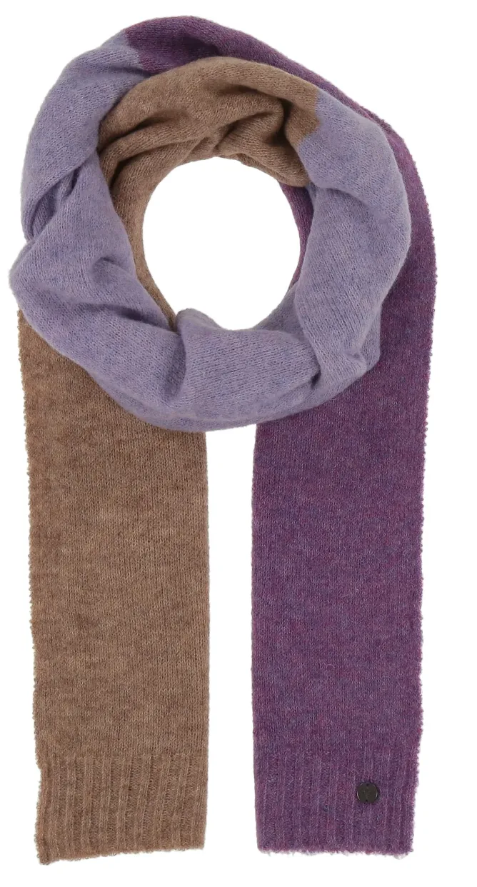 Fraas scarf 647018, sustainable block stripe (2 colors)