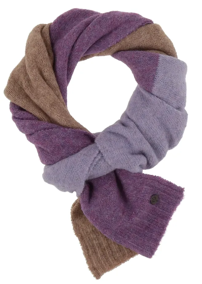 Fraas scarf 647018, sustainable block stripe (2 colors)