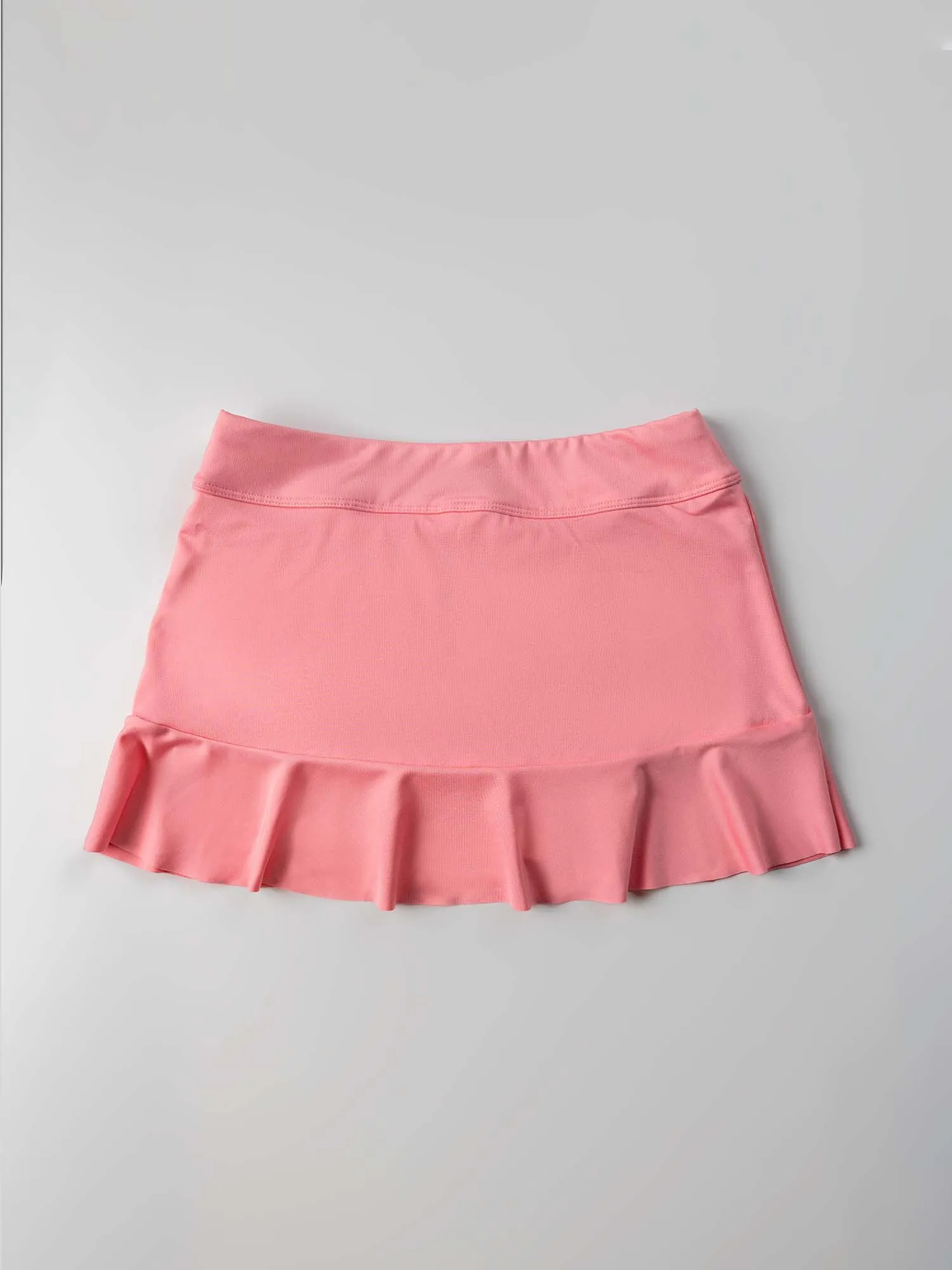 Girls Classic Flounce Skirt - Plumeria