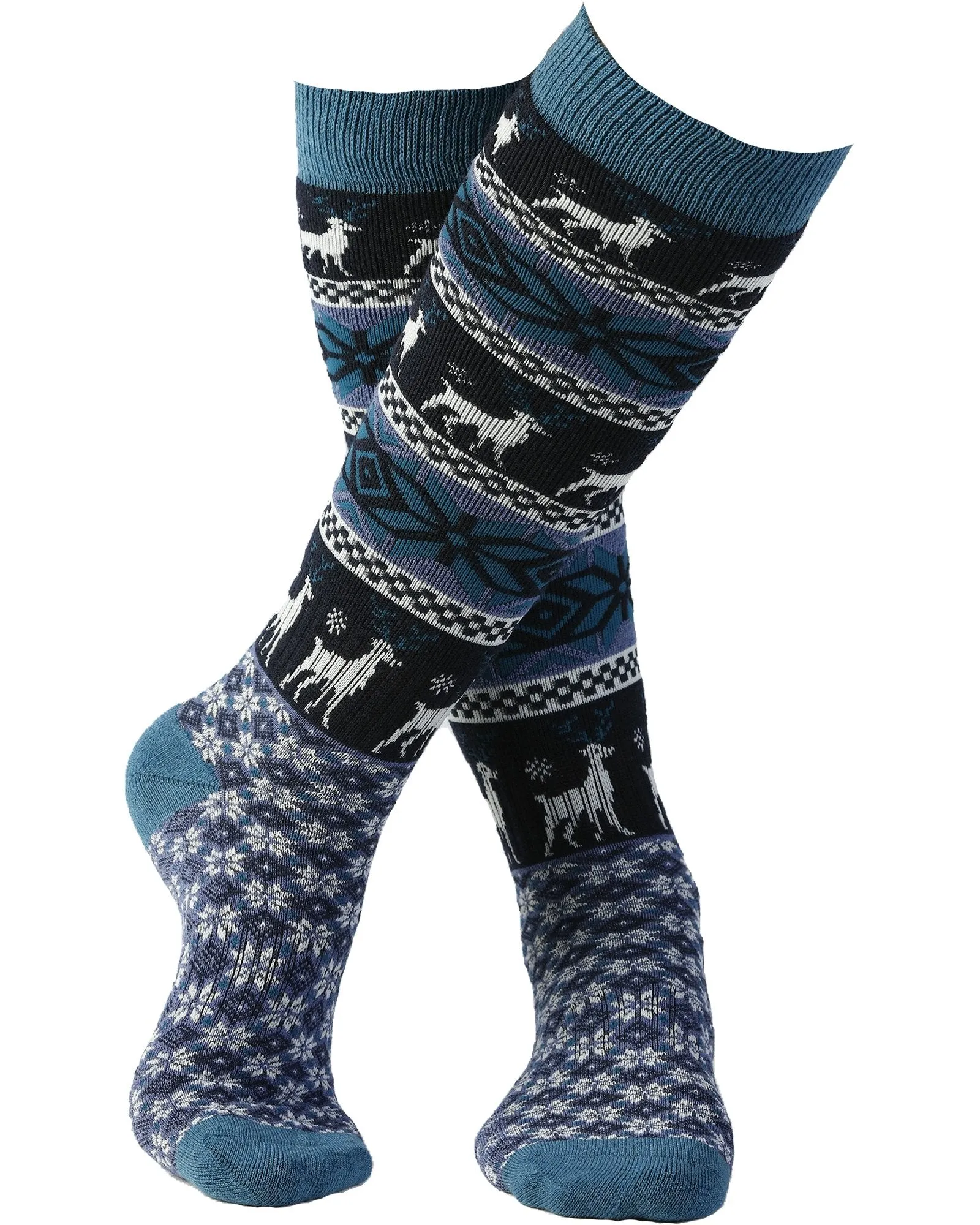 GIRLS NORDIC SNOWFLAKE SOCK