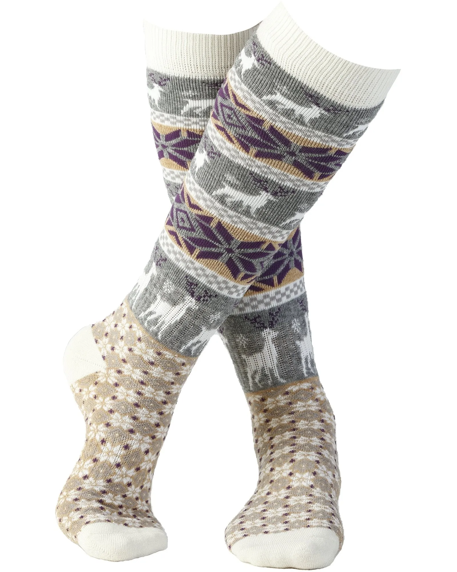 GIRLS NORDIC SNOWFLAKE SOCK