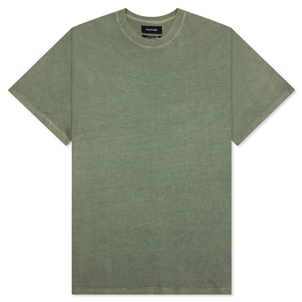 Haring Tee - Pigment Deep Lichen