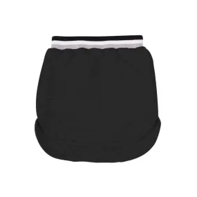 Harper Mini Skirt - Black Quilted