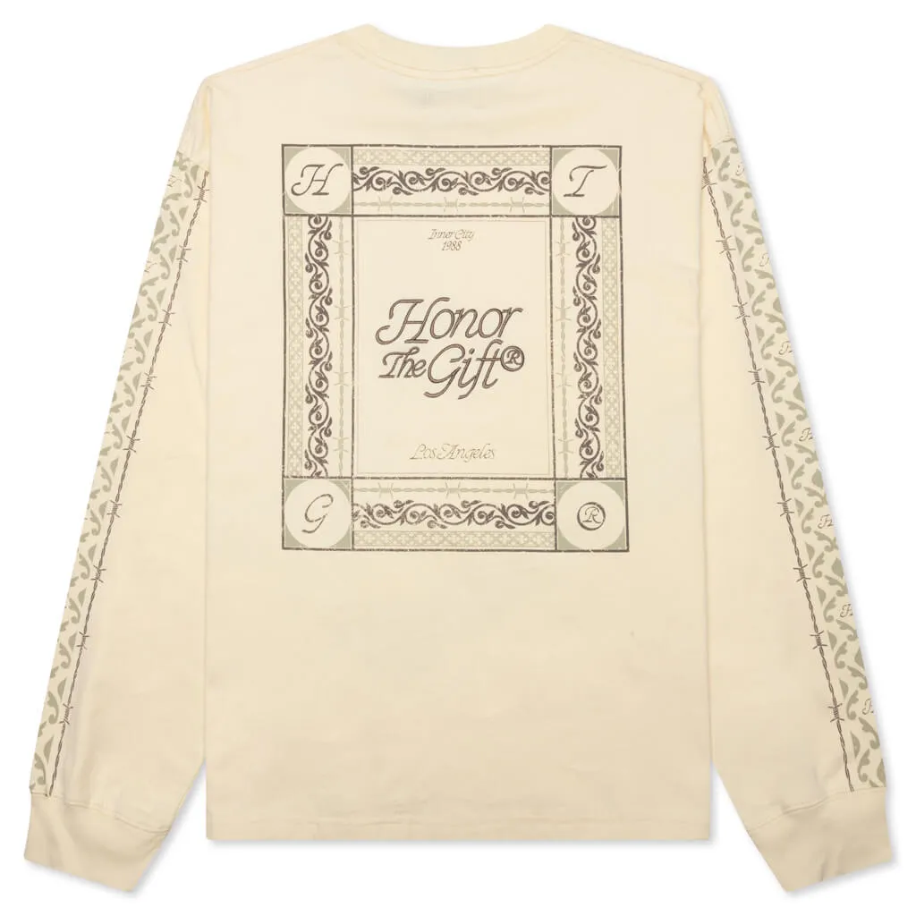 Holiday Honor the Gift Pattern L/S - Bone