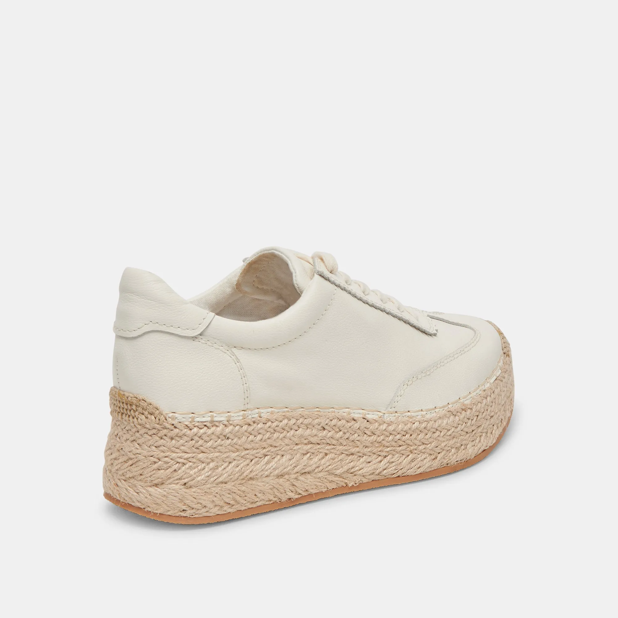 JAJA SNEAKERS WHITE LEATHER - re:vita