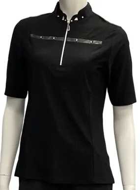 Jamie Sadock Polo Jet Black