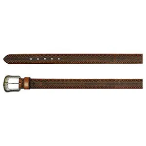 JP WEST MEN'S BELT AZTEC PATTERN