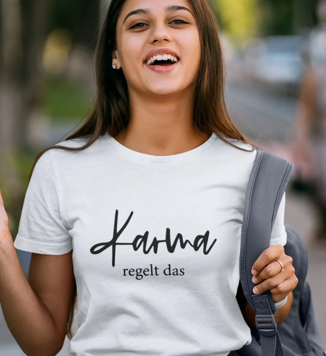 Karma regelt das 100% Bio T-Shirt