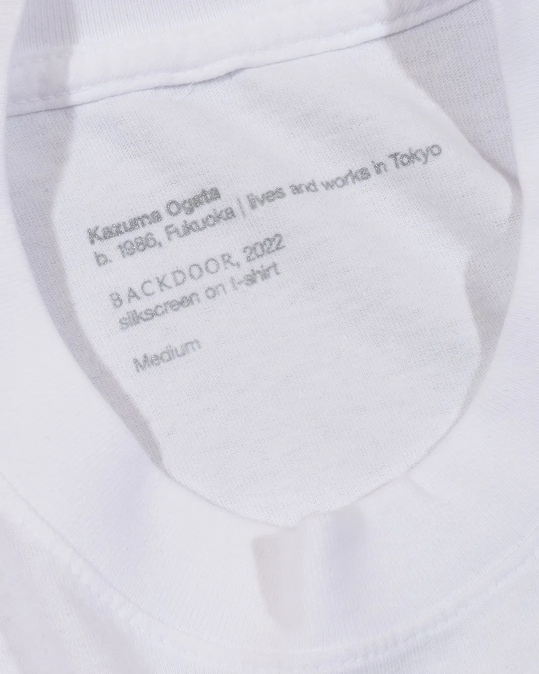 Kazuma Ogata T-shirt for Backdoor - White