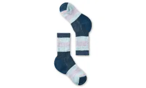 Kids' Hike Full Cushion Striped Crew Socks - Twilight Blue