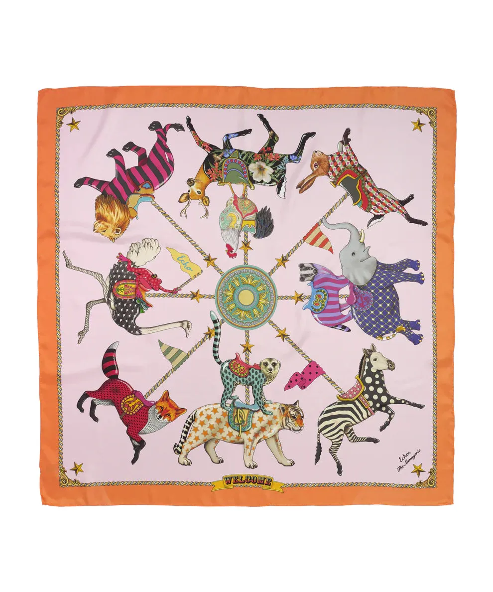 Menagerie Silk Square