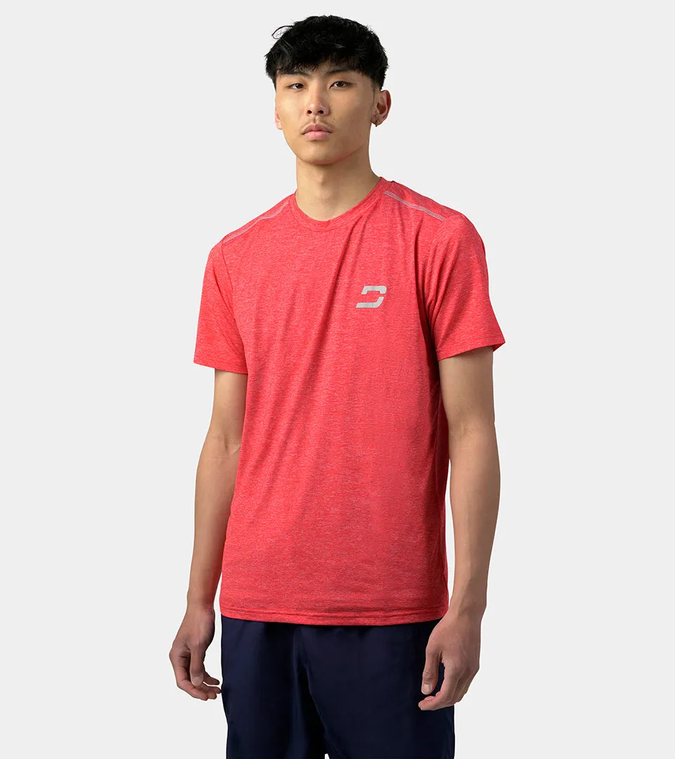 MEN'S FLEK STRETCH SPORTS T-SHIRT - RED