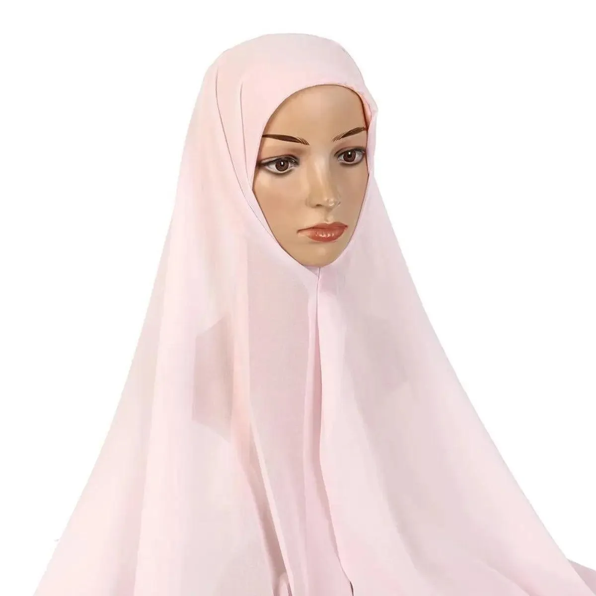 MH004 Chiffon Instant Hijab with Modal Undercap