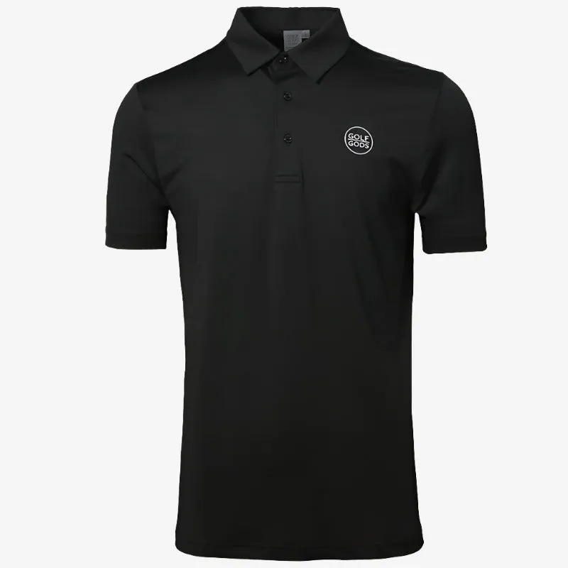 MVP Performance Golf Polo in Black