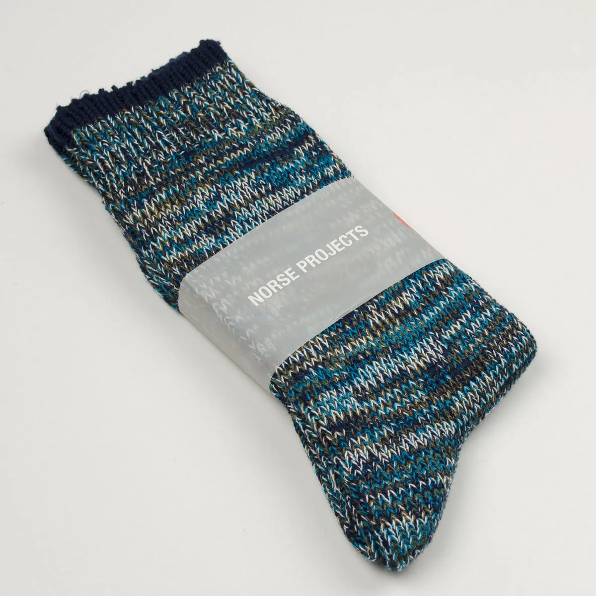 Norse Projects - Ebbe Twist Socks - Dark Navy