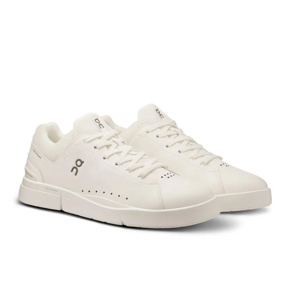 On Men's THE ROGER Advantage 2 Sneaker - White/Undyed