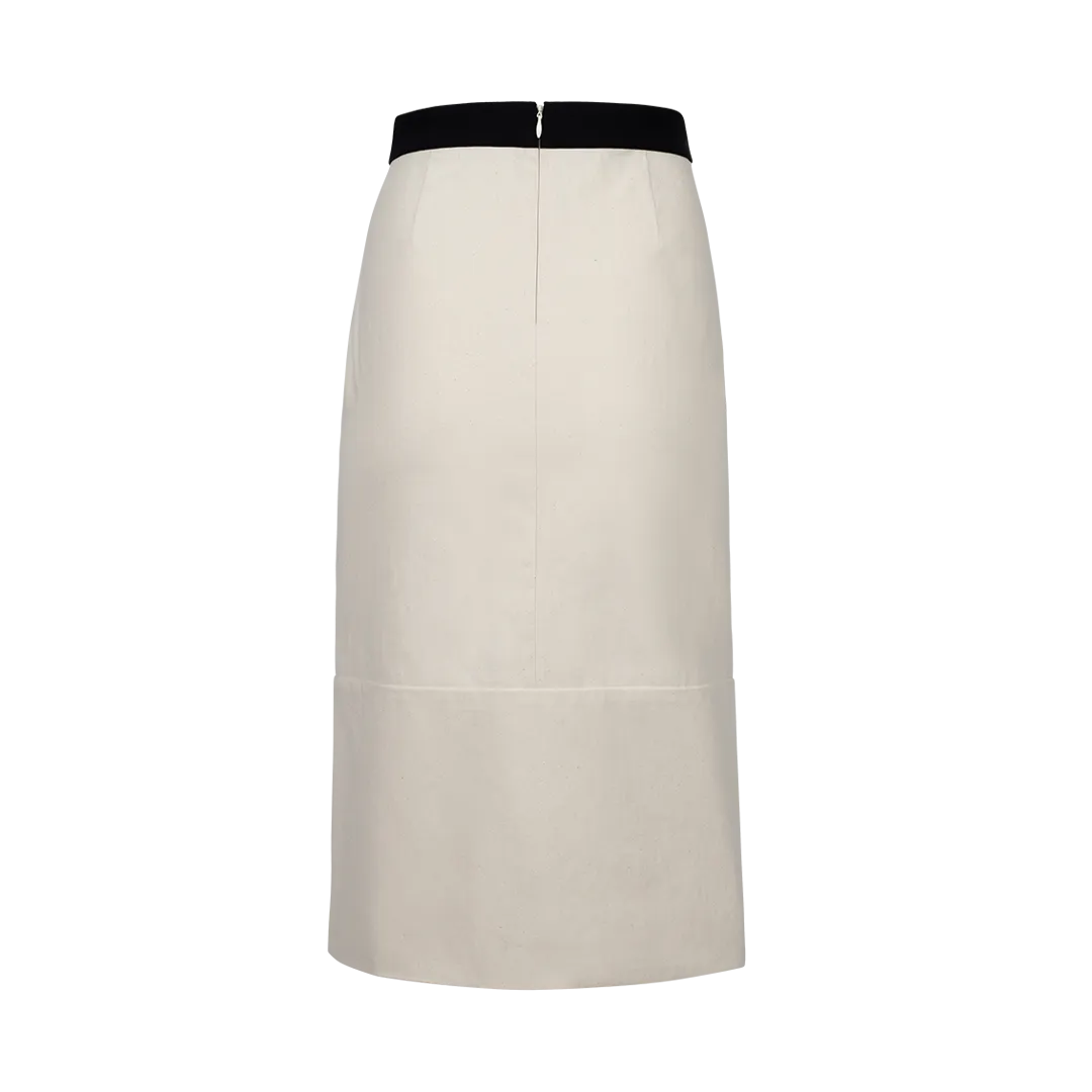 Paillette-Embellished Midi Skirt