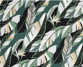 Palm Leaf Hawaiian Fabric | Green C093G