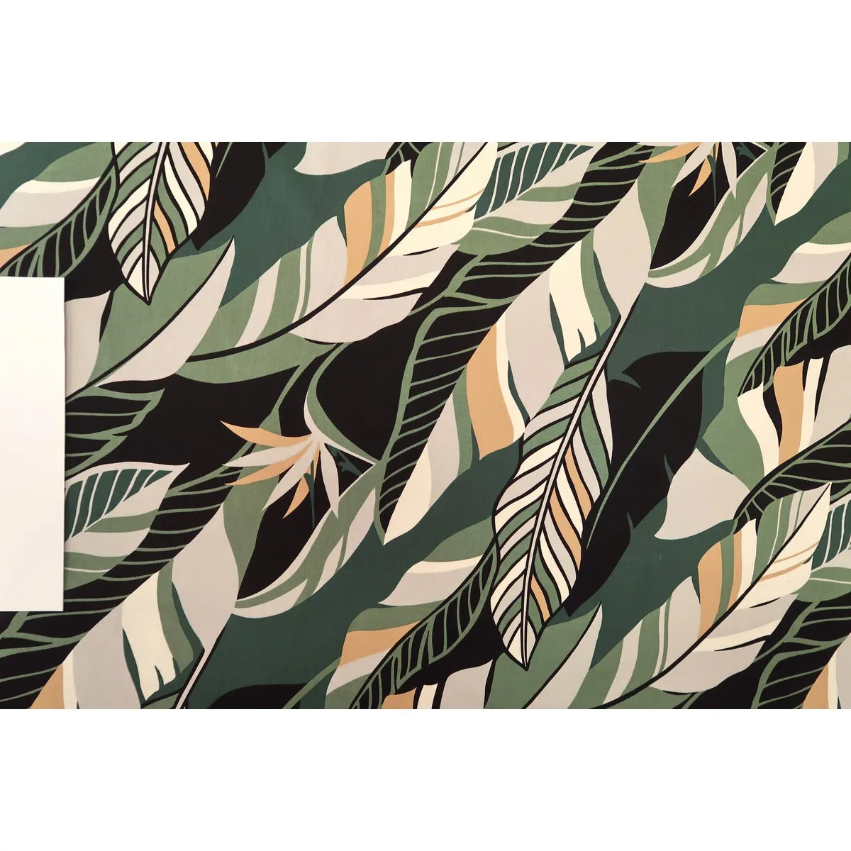 Palm Leaf Hawaiian Fabric | Green C093G