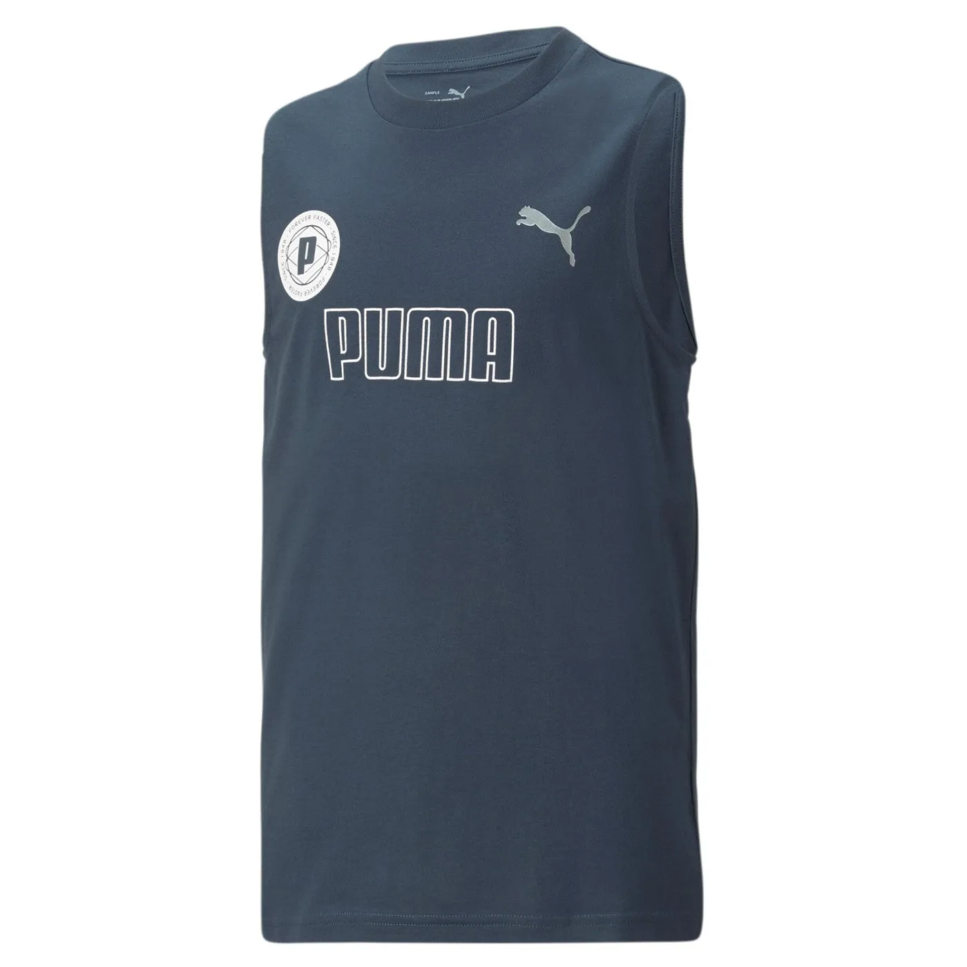 Puma Active Sports boys' sleeveless t-shirt 673201-16 dark night