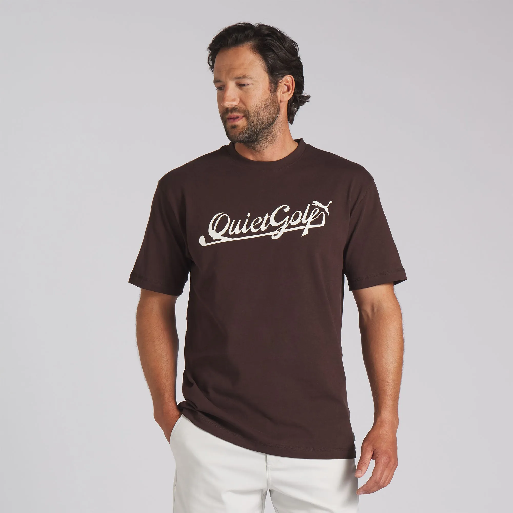 Puma x Quiet Golf Script Graphic Golf T-Shirt