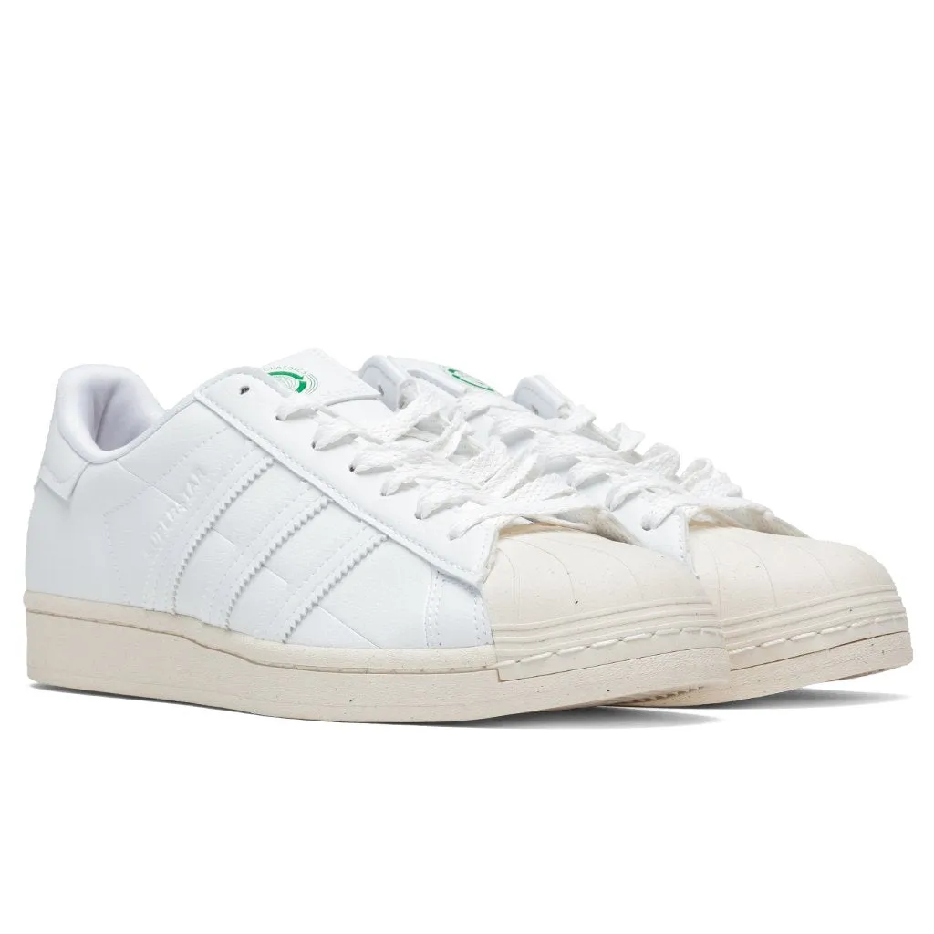 Superstar "Clean Classics" - Off-White/Green