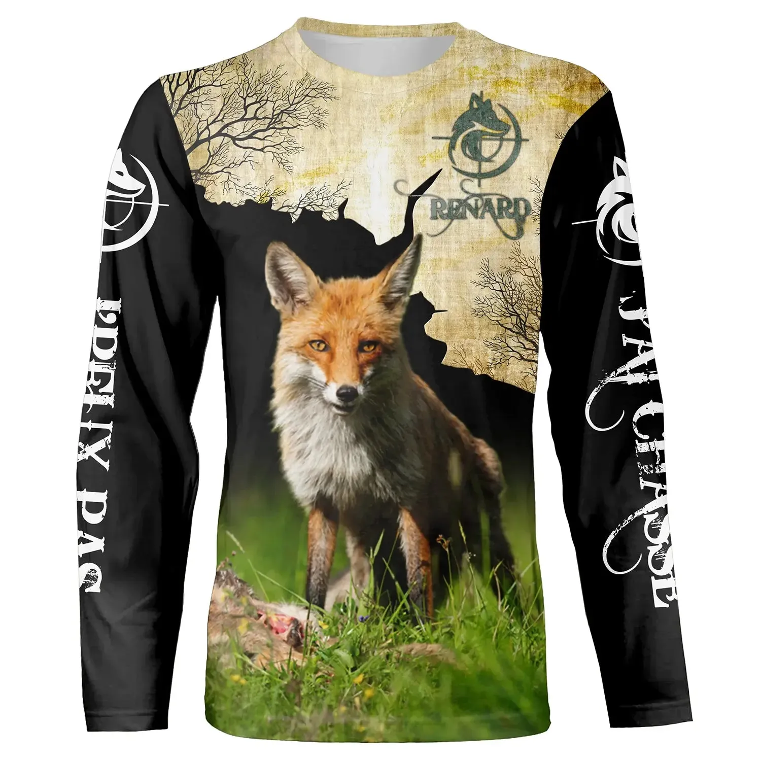 T-shirt, Sweat Chasse Au Renard, Camouflage Chasseur J'peux Pas J'ai Chasse - CT12112232