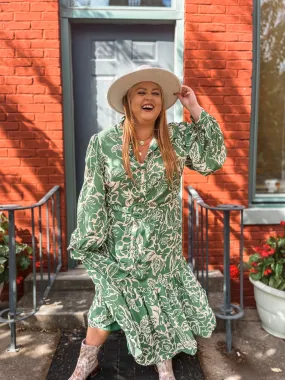 Take Me to the Tropics Midi Dress