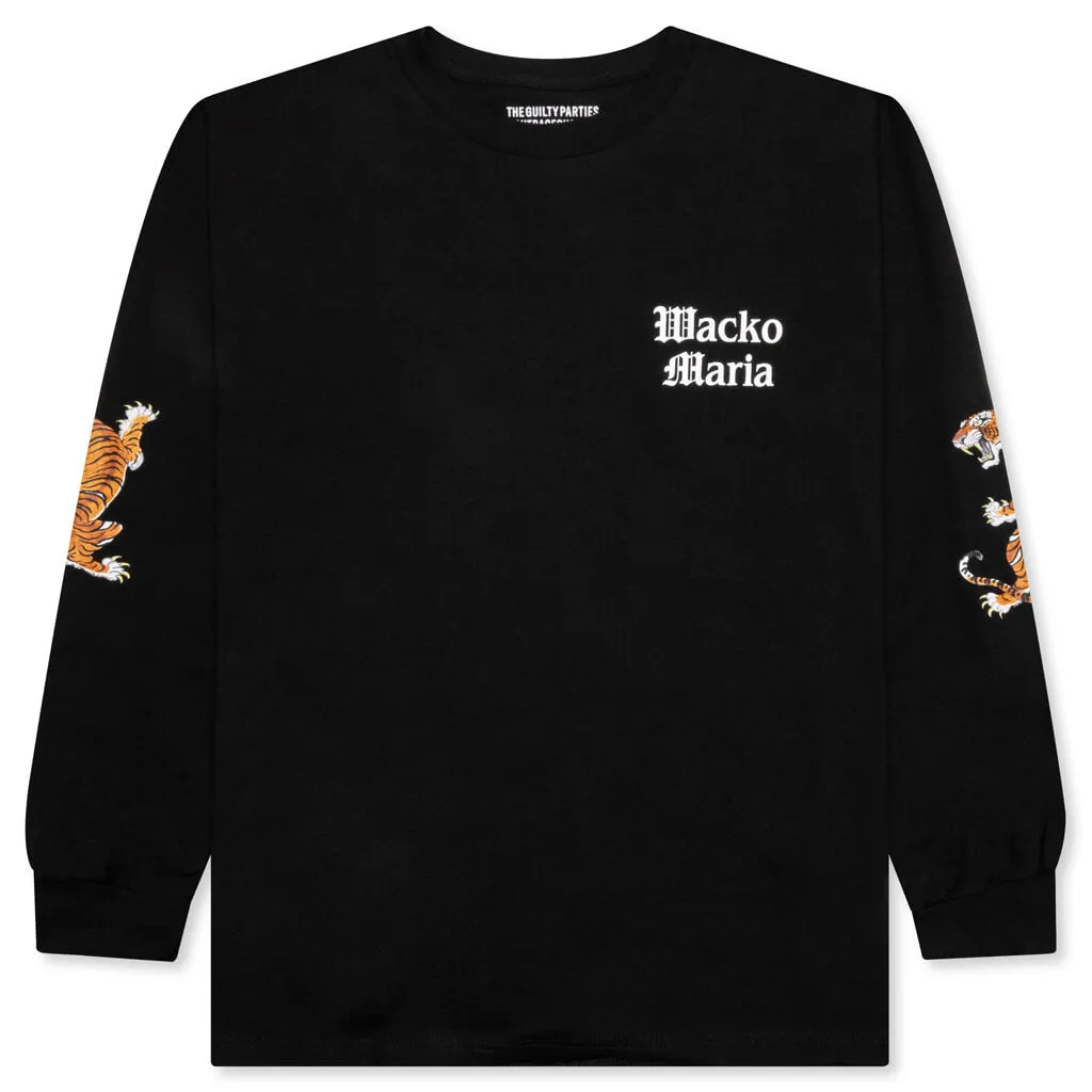 Tim Lehi Crewneck L/S Type-1 T-Shirt - Black