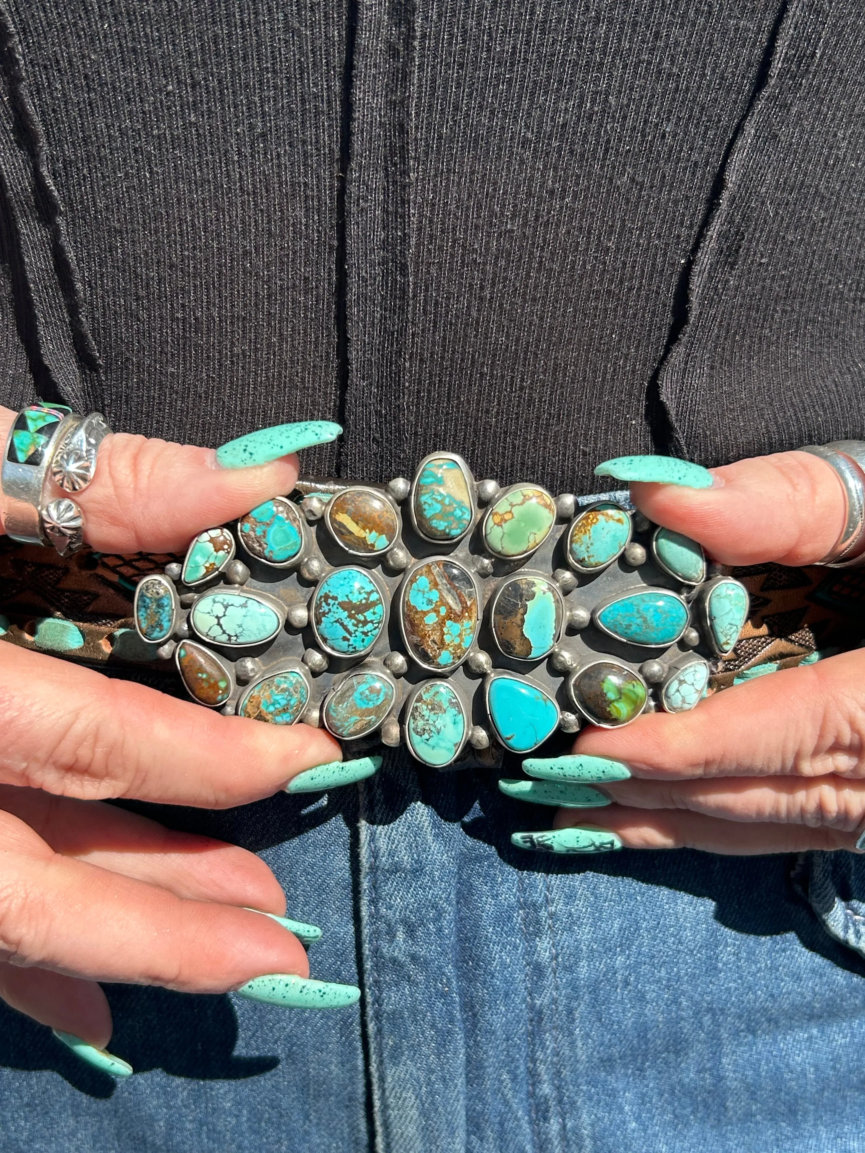 Turquoise Belt Buckle