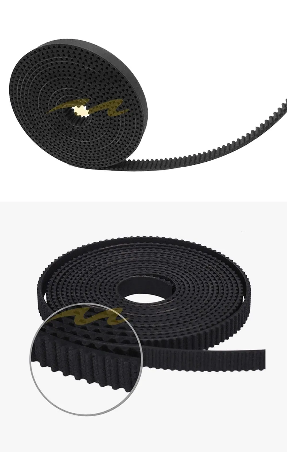 WaveTopSign 2GT Open Synchronous Timing belt width 3/6/9/10/15mm Rubber Samll Backlash GT2 2GT-3/2GT-6/2GT-9/2GT-15 3D printer